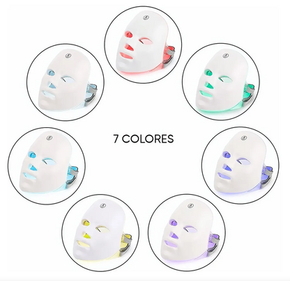 🌿 Máscara LED Facial – 7 Colores